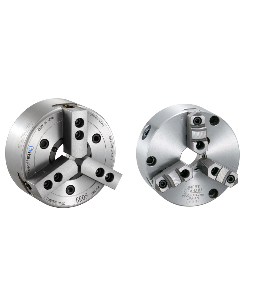 【NC円テーブル】NC円テーブルとチャックの組み合わせ