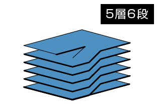 5層6段