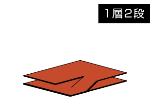 1層2段