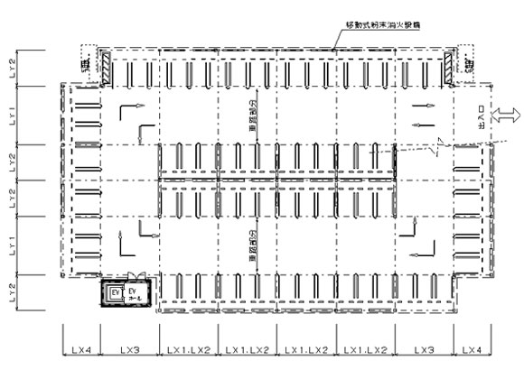 立体駐車場　平面図